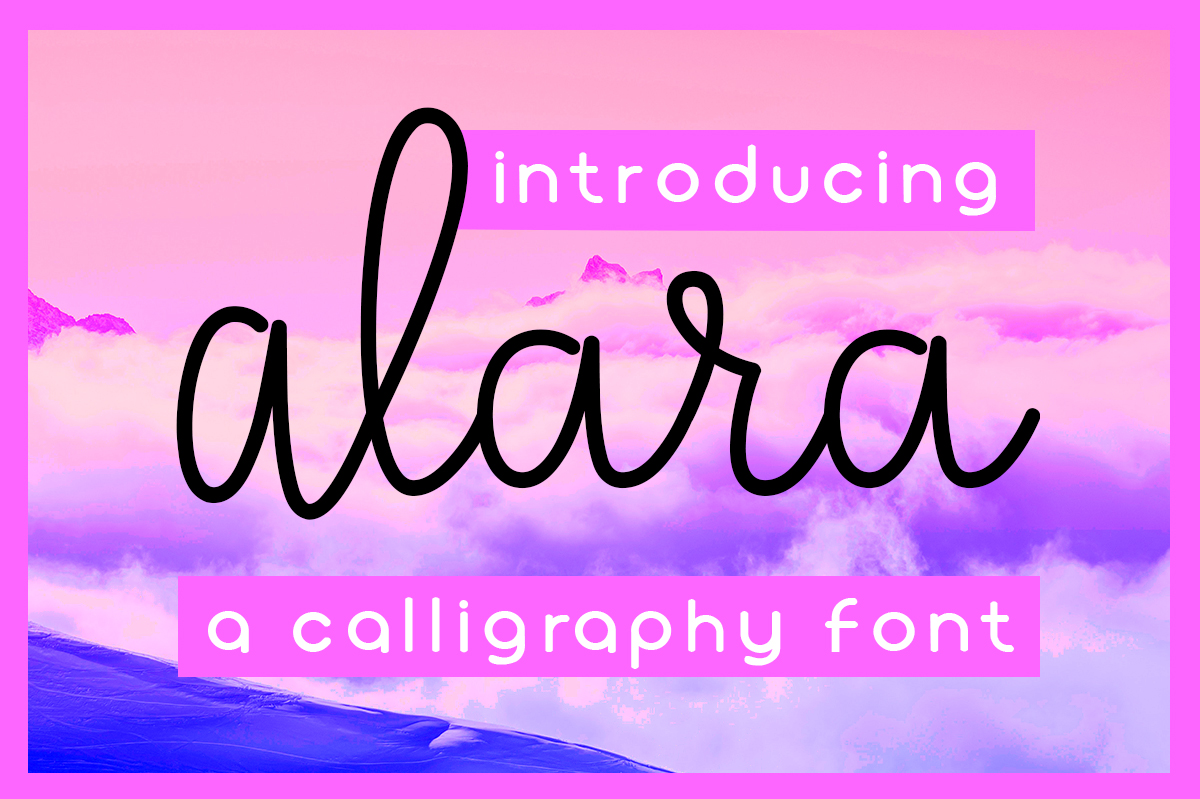 Alara Script Font for Modern Digital Branding