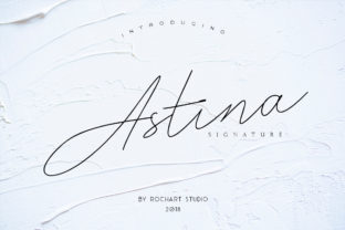 Astina: A Luxurious Handwritten Font for Makers