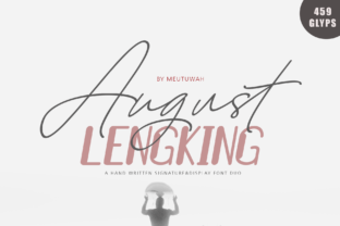 August Lengking Duo Font for Small Business Branding