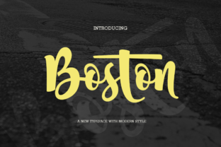 Boston Font: Elevate Web Design with Script Handwritten Style