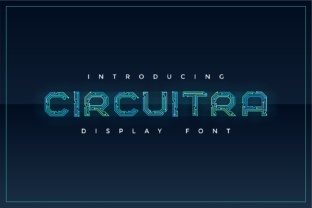 Circuitra: A Tech-Inspired Display Font for Modern Editorial Design