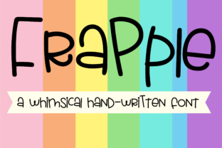 Frapple Font: Whimsical Script for Handmade Brands