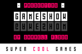Gameshow Font for Bold Campaign Headlines