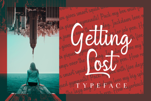 Getting Lost Typeface for Elegant Brand Identity