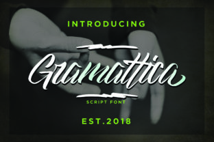 Gramattica: A Modern Script Typeface for Editorial Design