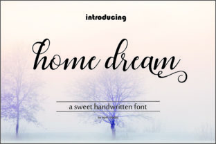 Home Dream Script Font for Premium Branding
