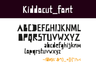 Kiddocut: A Linocut-Inspired Decorative Typeface
