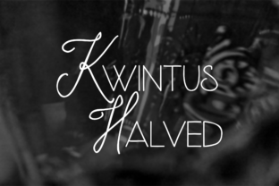 Kwintus Halved Font for Crafters and Sellers