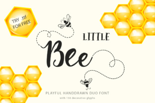 Little Bee Duo: A Script Handwritten Font for Branding