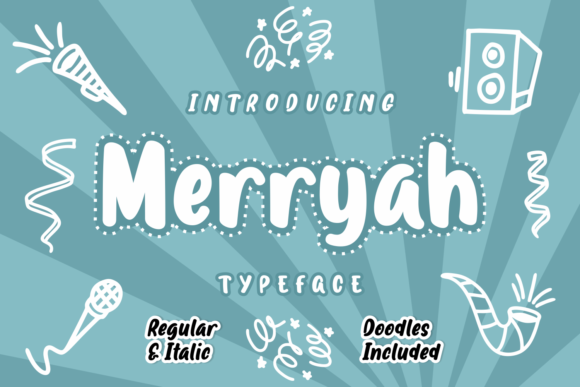 Merryah: The Playful Script Font for Crafters