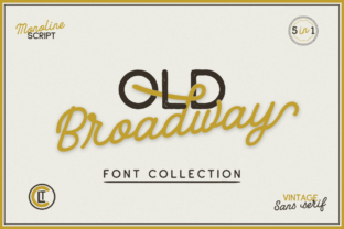 Old Broadway Typeface for Scroll-Stopping Designs