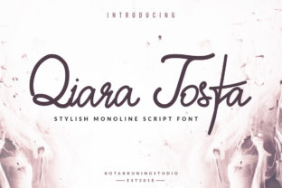 Qiara Tosfa: A Modern Script Font for Editorial Design