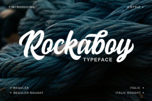 Rockaboy: A Bold Script Handwritten Font for Makers