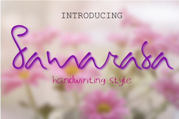 Samarasa: The Elegant Script Font for Branding