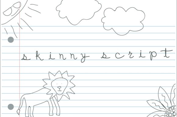 Skinny Script: A Playful Typeface for Social Campaigns