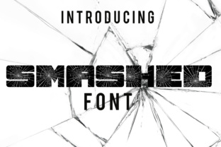Smashed Font: Textured Type for Bold Visuals
