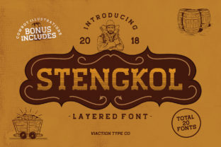 Stengkol: The Ultimate Slab Serif Font for Makers