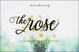 The Rose Script: Elegant Handwritten Font for Makers