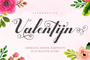 Valentijn Font: A Romantic Script for Elegant Designs